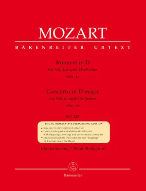 W. A. Mozart - Concertul Nr. 4 pentru vioară în Re Major - KV 218