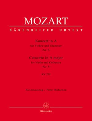 W. A. Mozart - Concertul Nr. 5 pentru vioară în La Major - KV 219