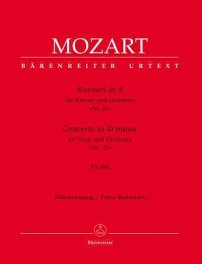 W. A. Mozart - Concertul pentru pian și orchestră, Nr 20, KV 466 - Eufonia Music Store
