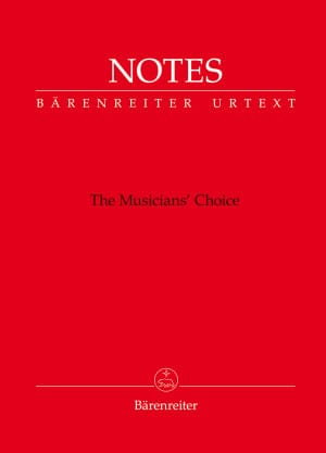 Bärenreiter - caiet de note pentru muzicieni